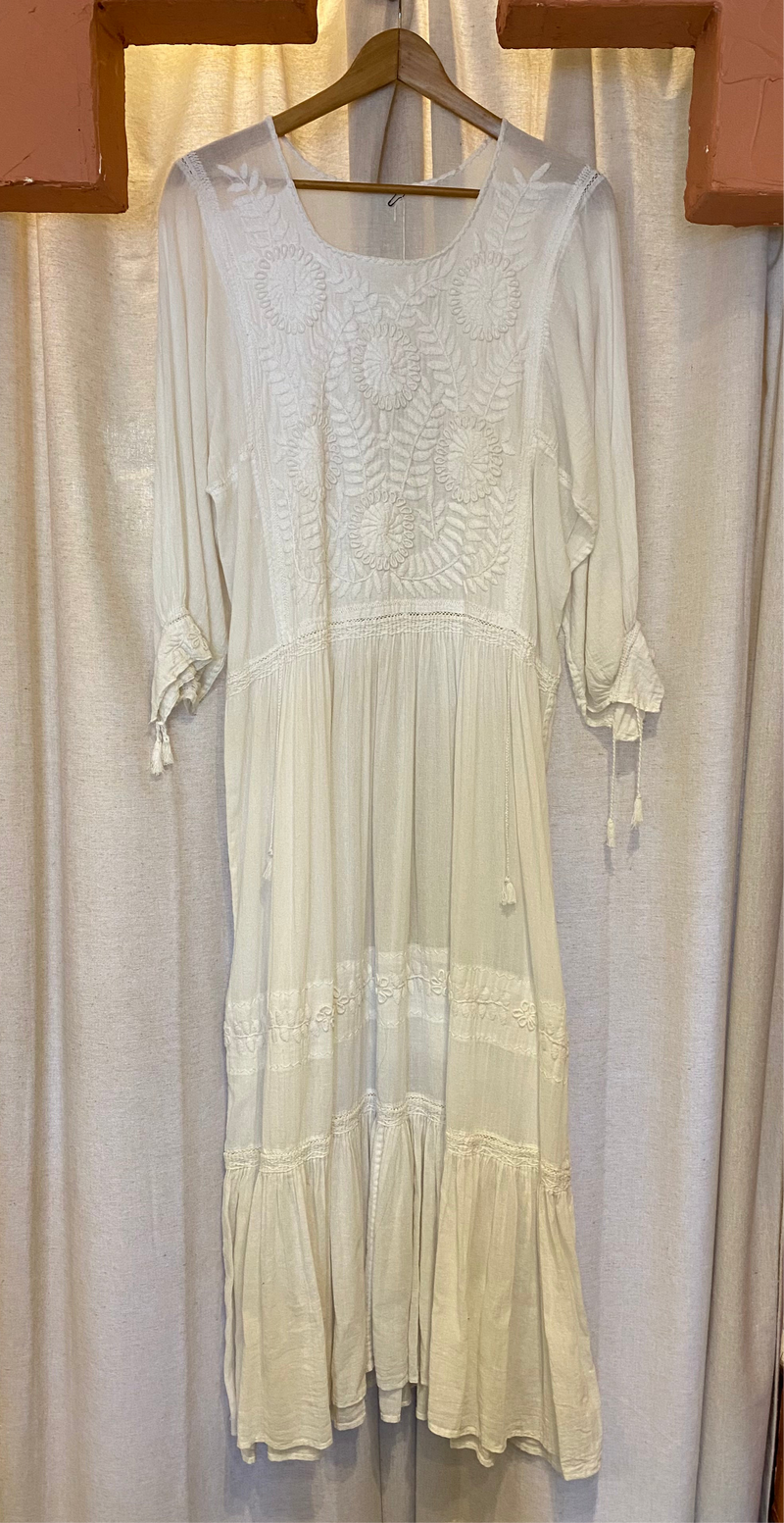 EA - Embroidered Maxi Dress