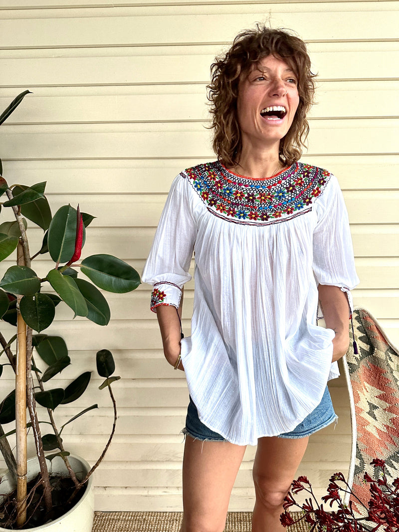 *Sale* Majo Embroidered Blouse