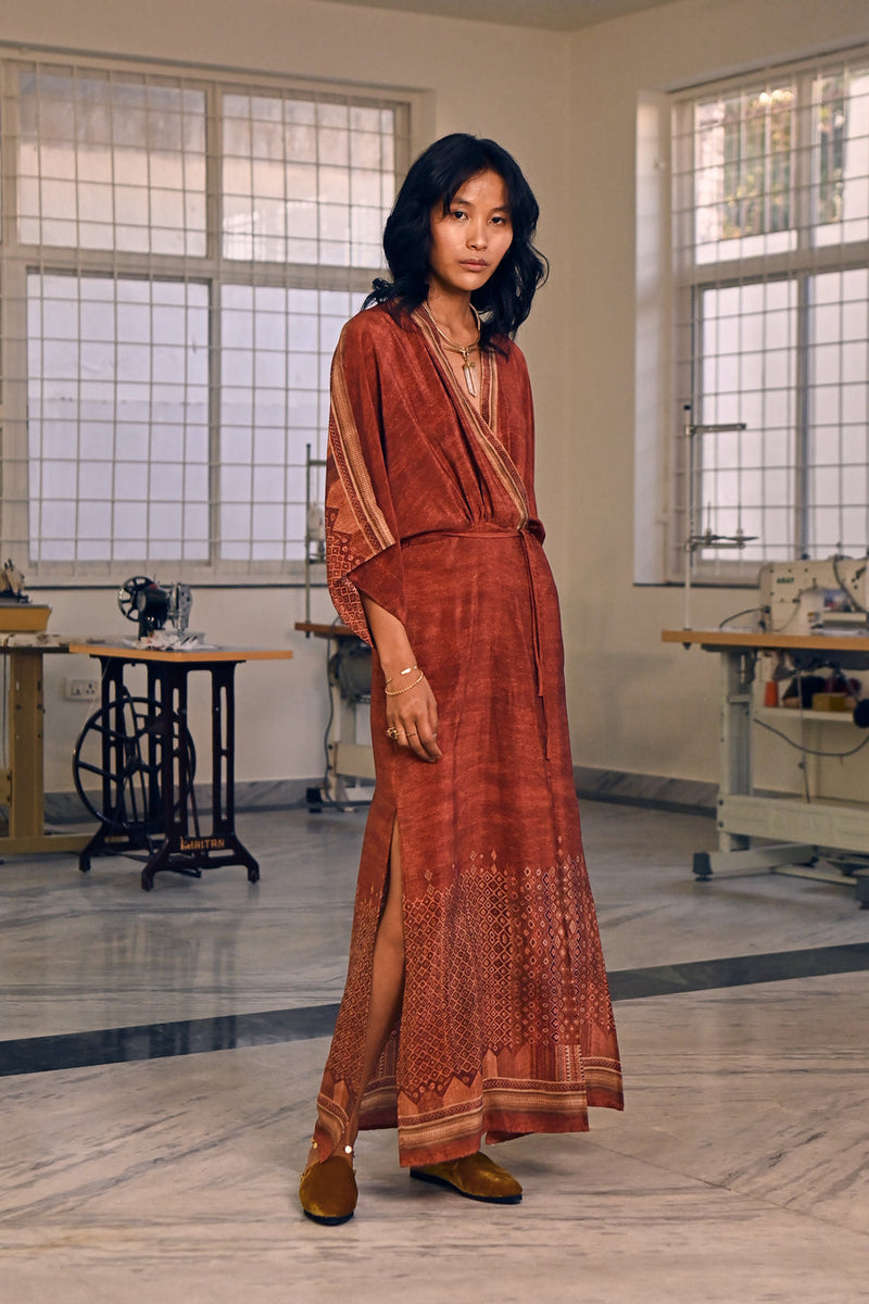 TWR Ayanna Dress Long SILK