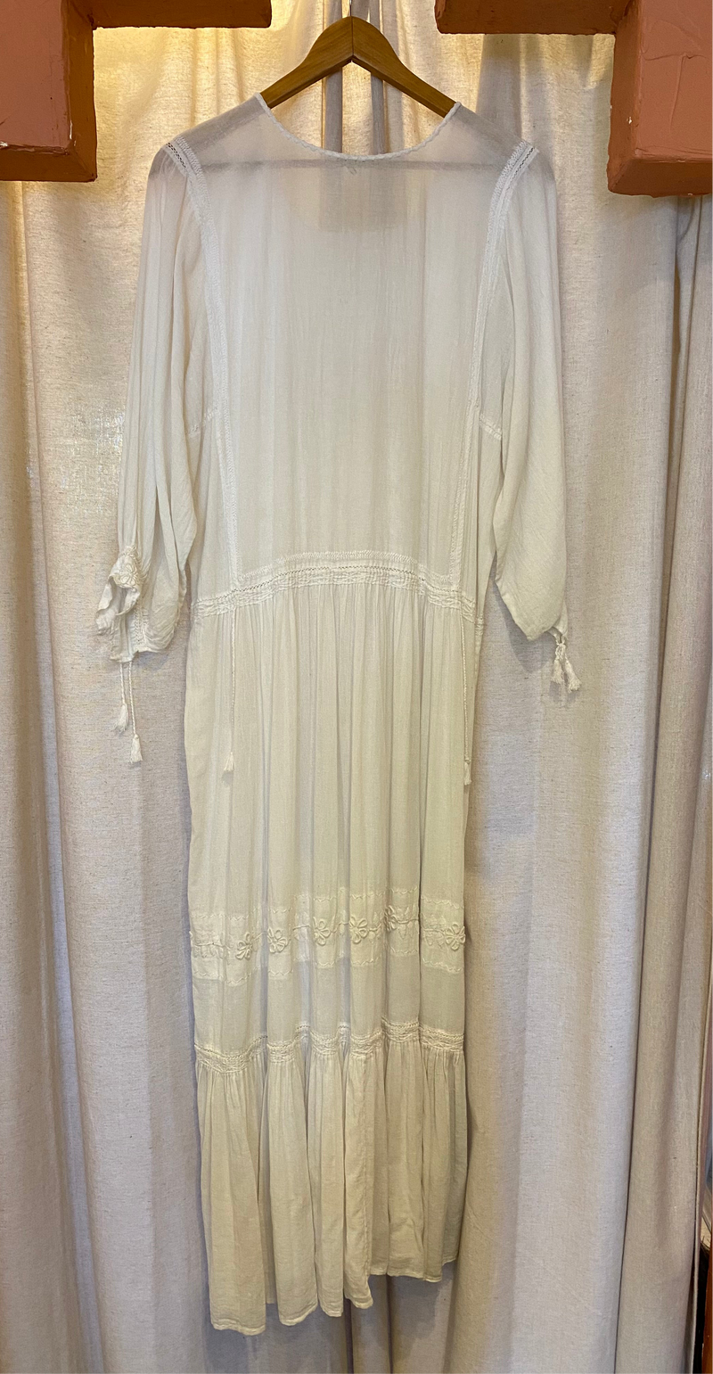 EA - Embroidered Maxi Dress