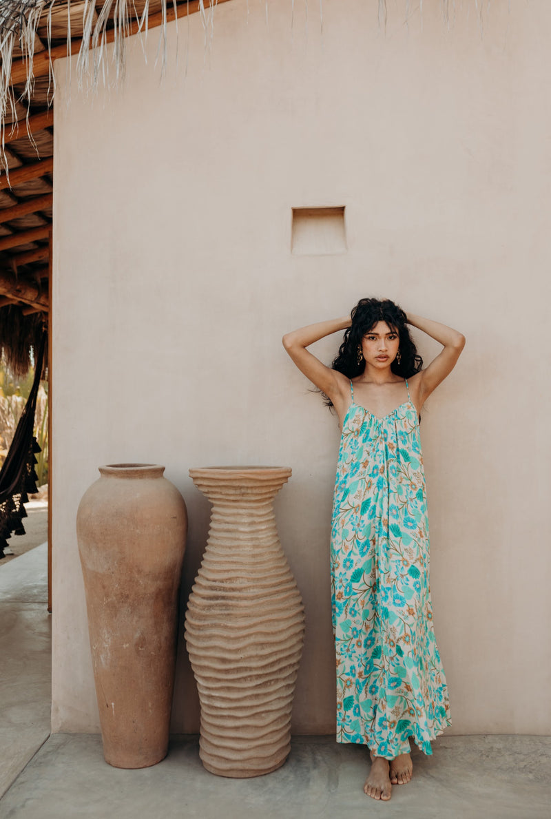 Spell Goldie Strappy Maxi Dress