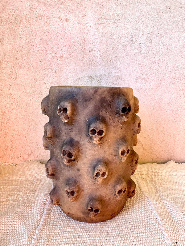 Oax Skull Pot