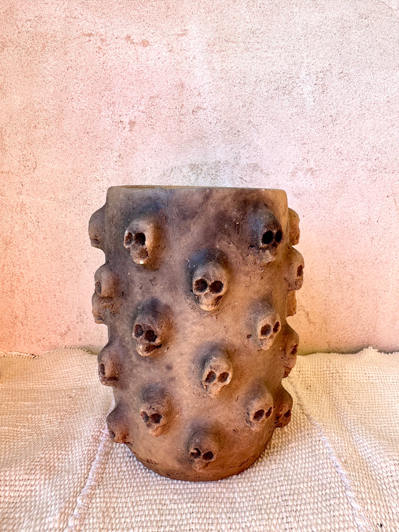 Oax Skull Pot