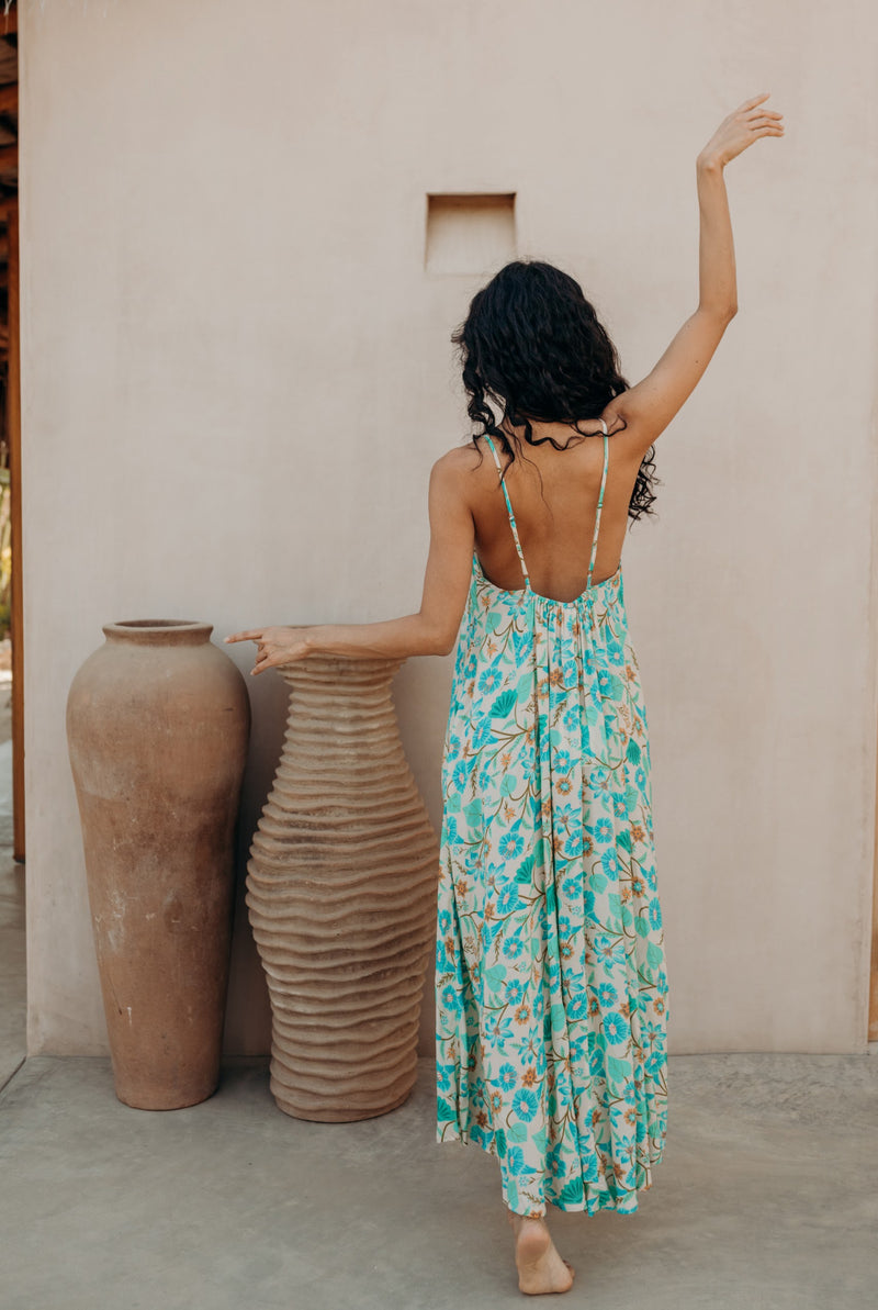 Spell Goldie Strappy Maxi Dress