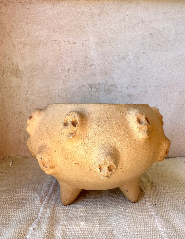 Oax Low & Wide Skull Pot