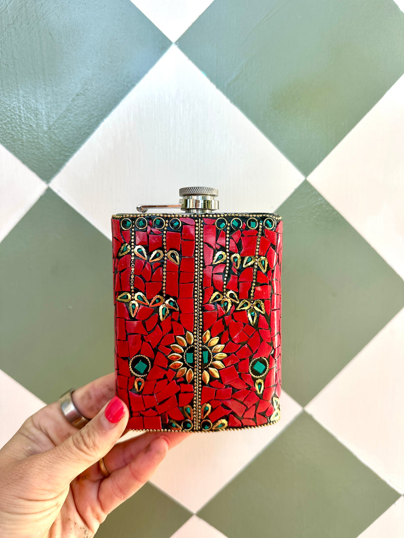 Mosaic Flask