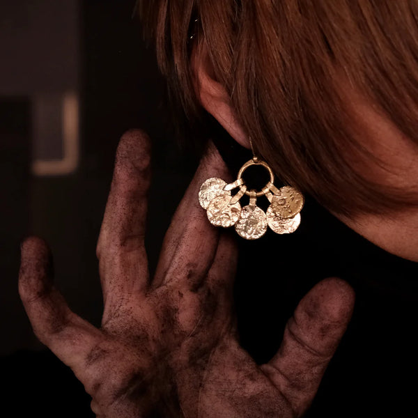 Hamimi Floos Molten Cluster Earrings