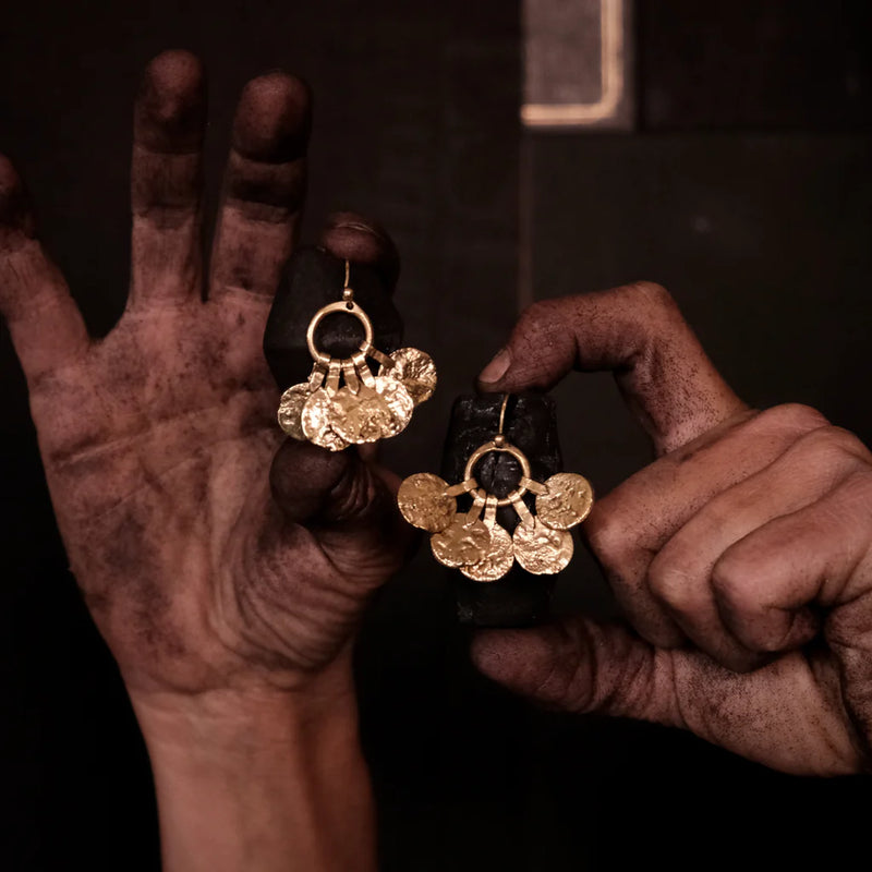 Hamimi Floos Molten Cluster Earrings