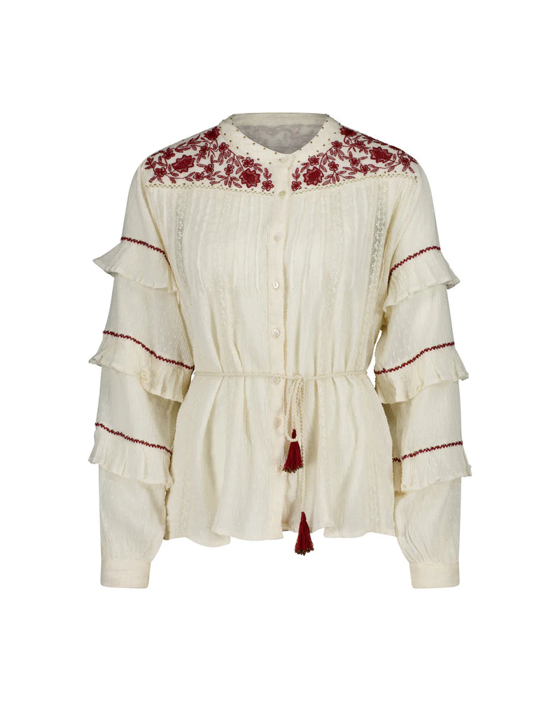 Lakoen Anais Blouse - White