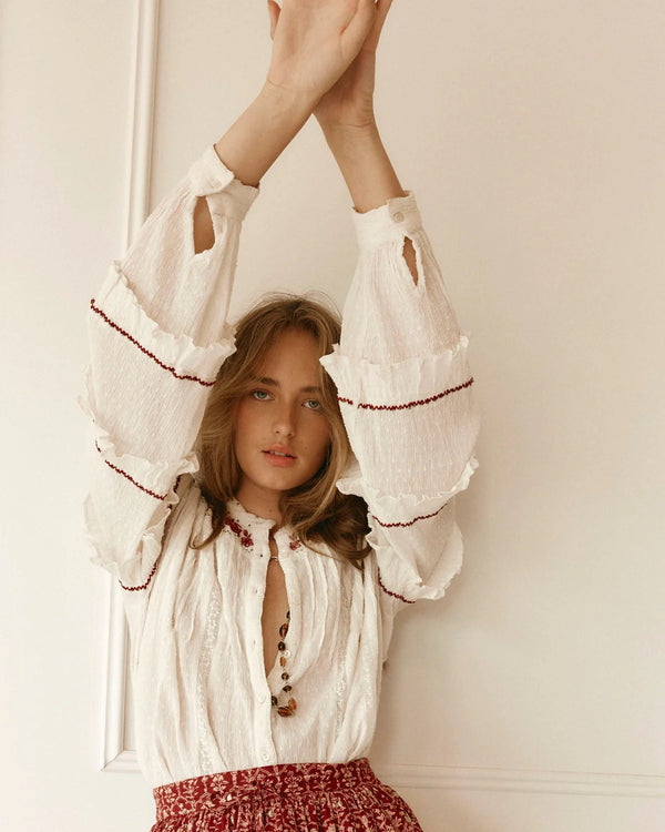 Lakoen Anais Blouse - White