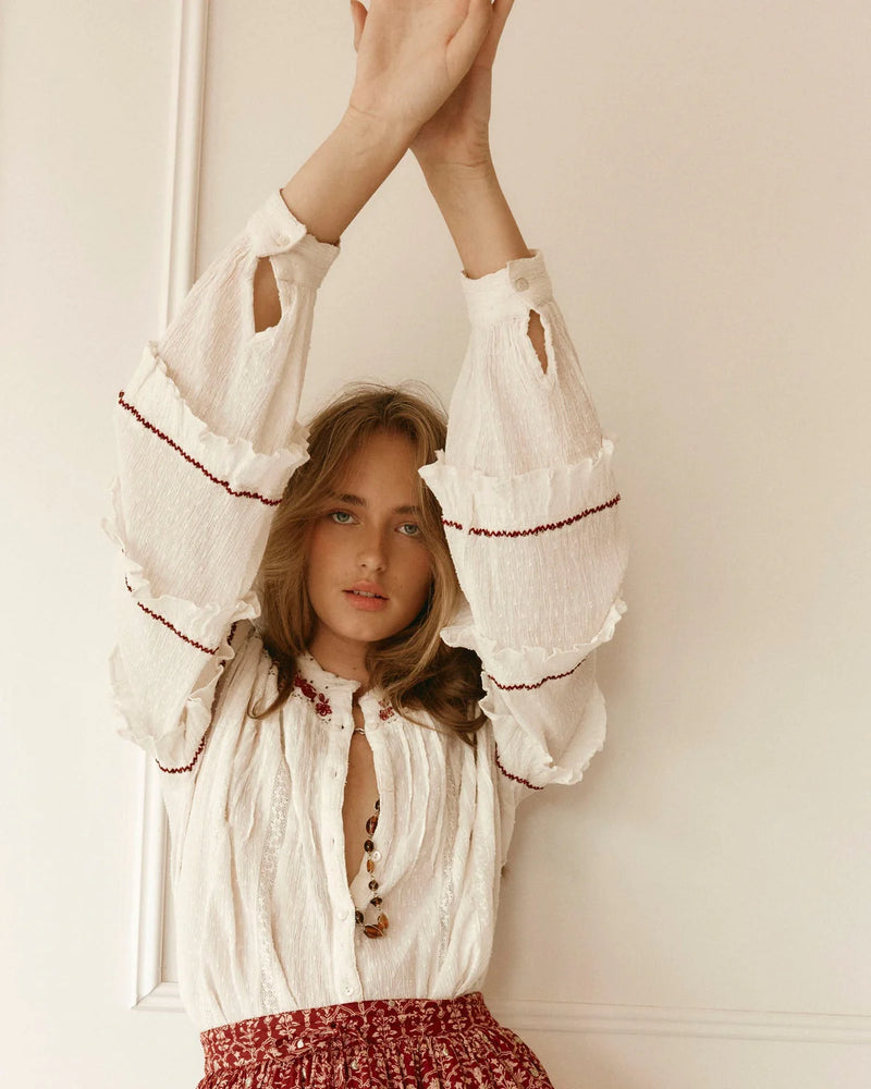 Lakoen Anais Blouse - White