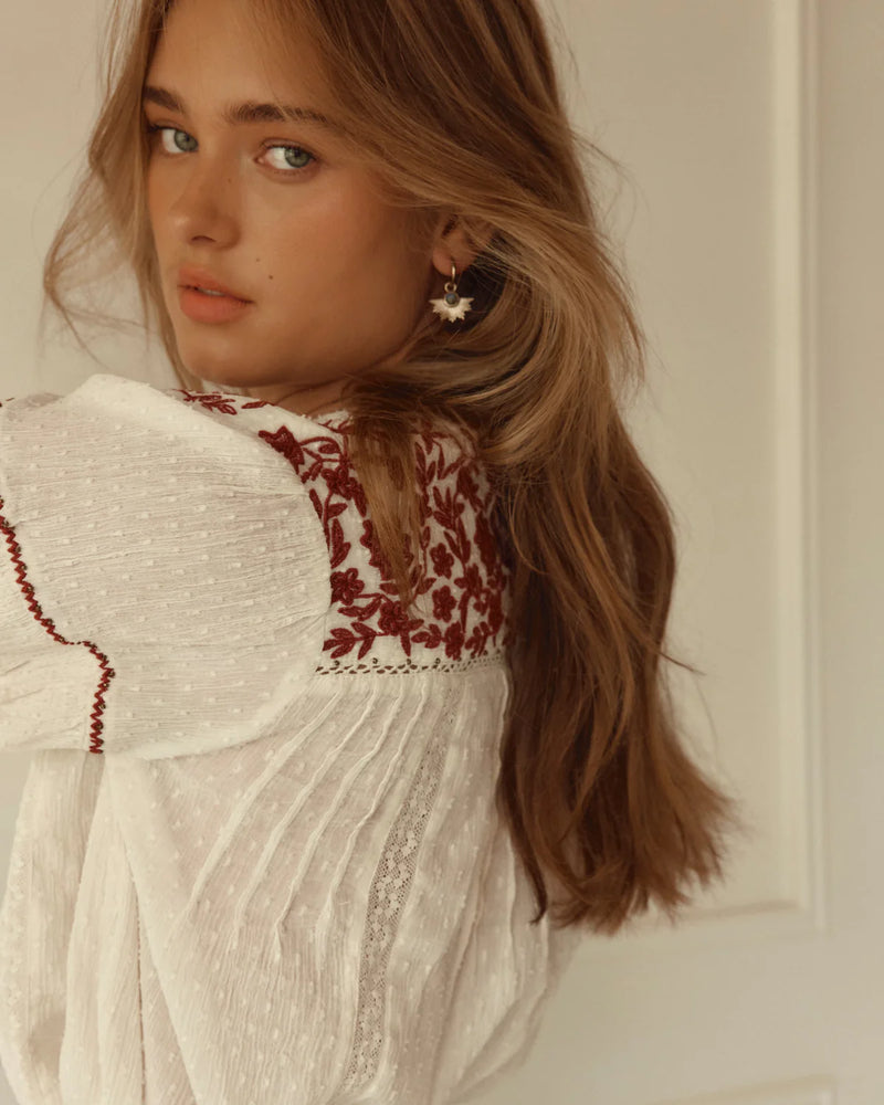 Lakoen Anais Blouse - White
