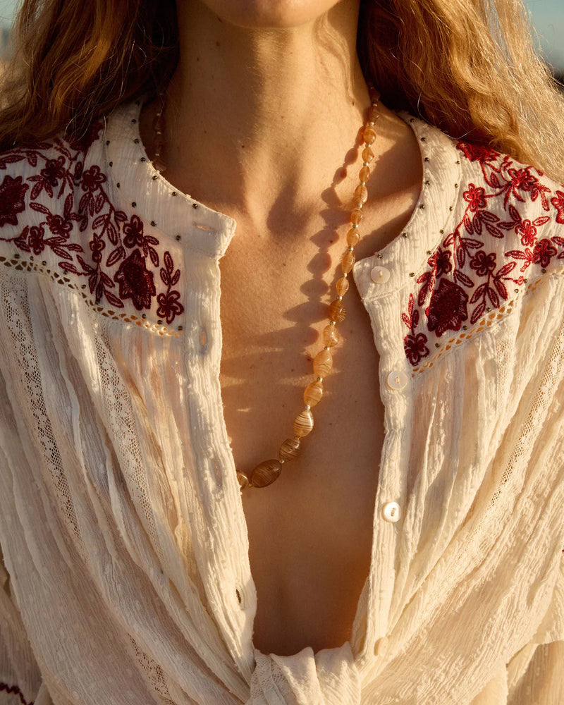 Lakoen Anais Blouse - White