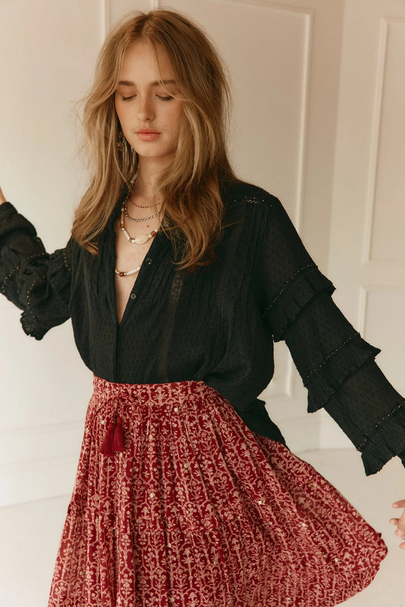 Lakoen Anais Blouse - Black