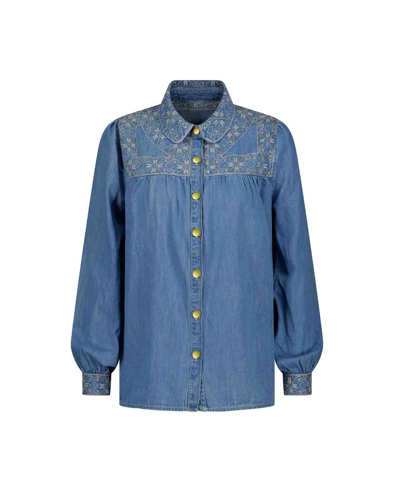 Lakoen Dhalia Denim Blouse