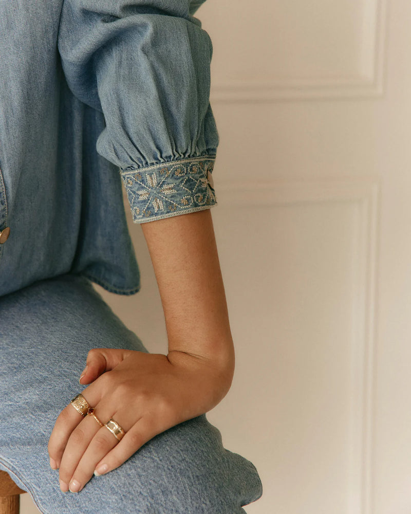 Lakoen Dhalia Denim Blouse