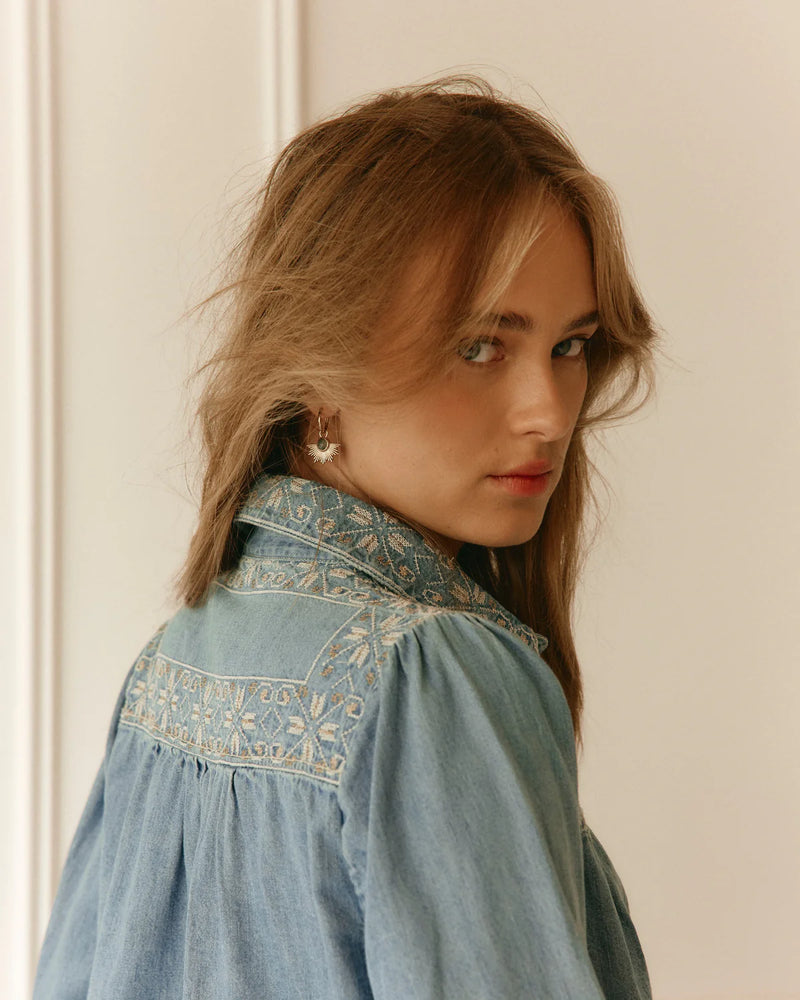 Lakoen Dhalia Denim Blouse
