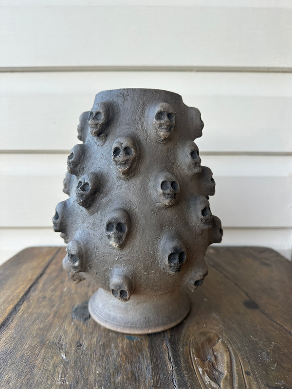 Oax Skull Bulb Vase