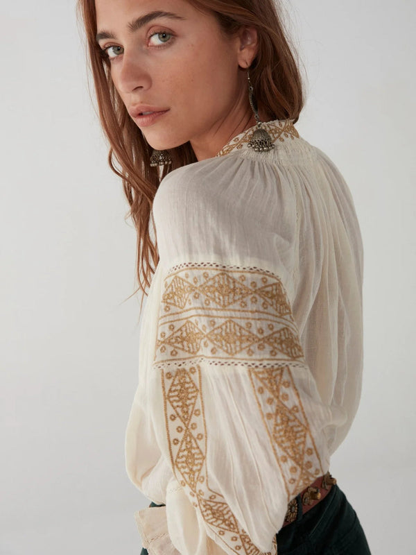 MH Violette Blouse - Ecru