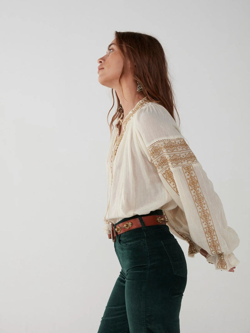 MH Violette Blouse - Ecru
