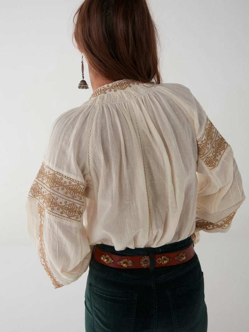 MH Violette Blouse - Ecru