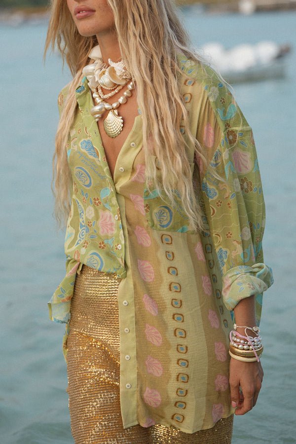 Spell Aquarius Shirt Dress