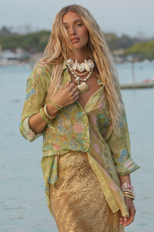 Spell Aquarius Shirt Dress