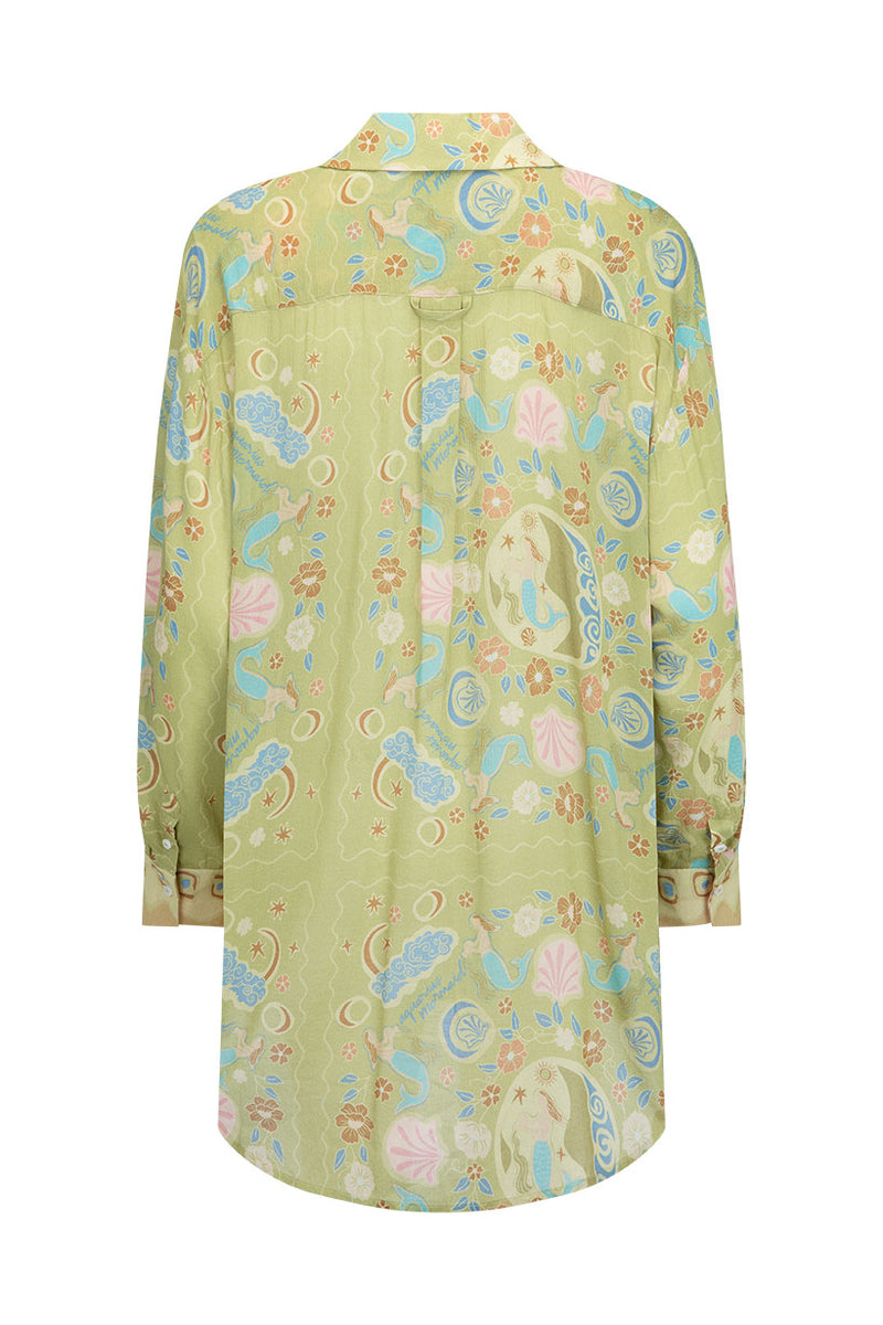 Spell Aquarius Shirt Dress