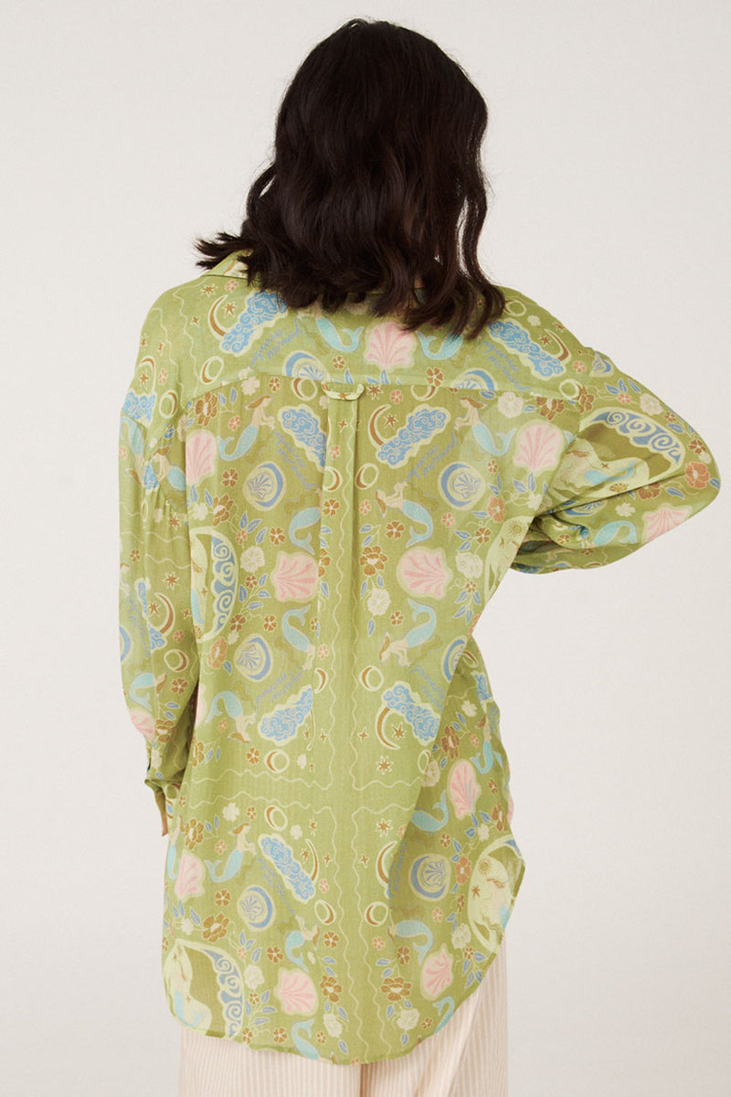 Spell Aquarius Shirt Dress