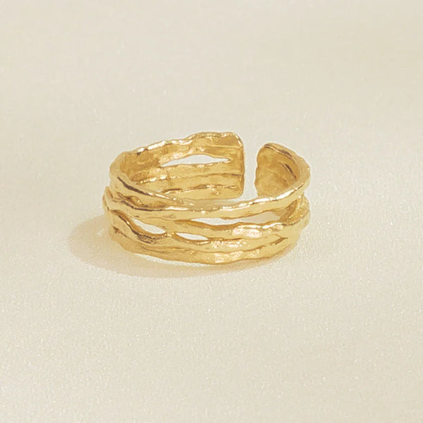 Agape Coral Ring