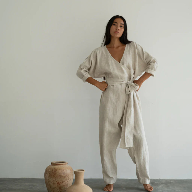 Avy - AD Linen Jumpsuit