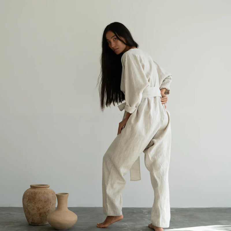 Avy - AD Linen Jumpsuit