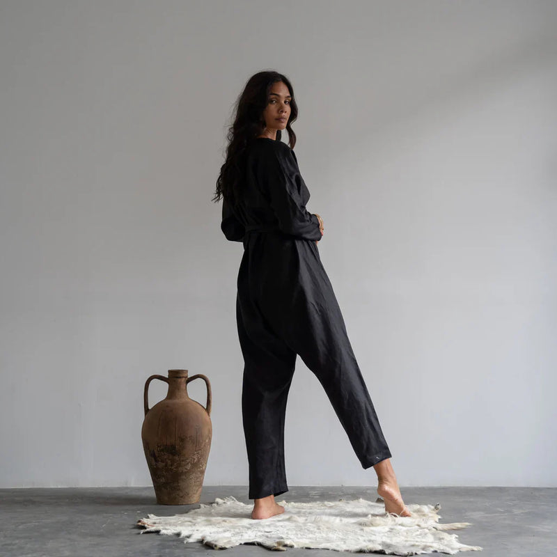 Avy - AD Linen Jumpsuit