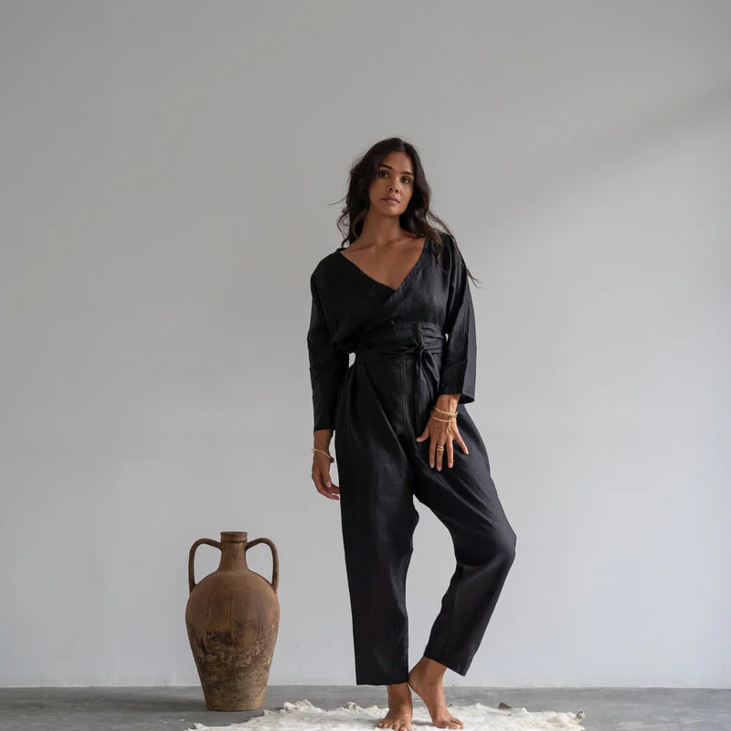 Avy - AD Linen Jumpsuit