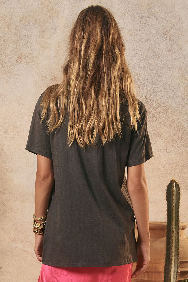 Spell Coco Cantina Biker Tee - Charcoal