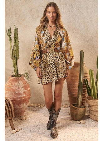 Spell Lovers & Dreamers Short Robe - Gold