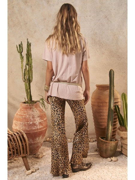 Spell Samantha Bias Pant - Leopard
