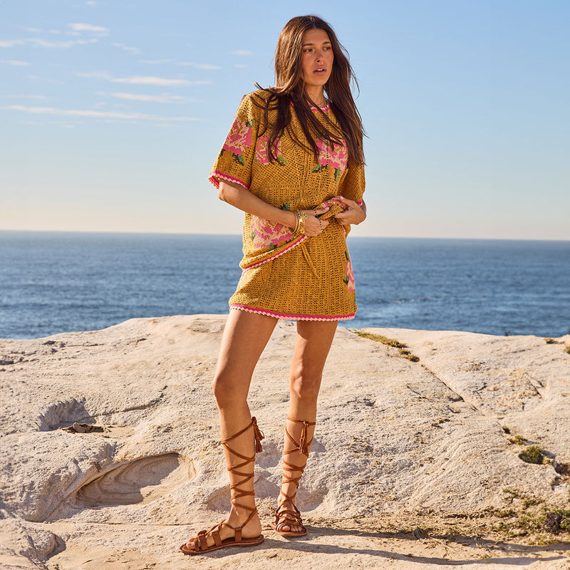 Spell Coastal Granny Mini Skirt