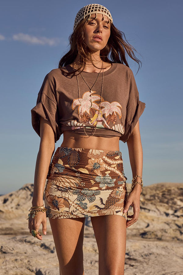 Spell Volcano Goddess Mini Skirt