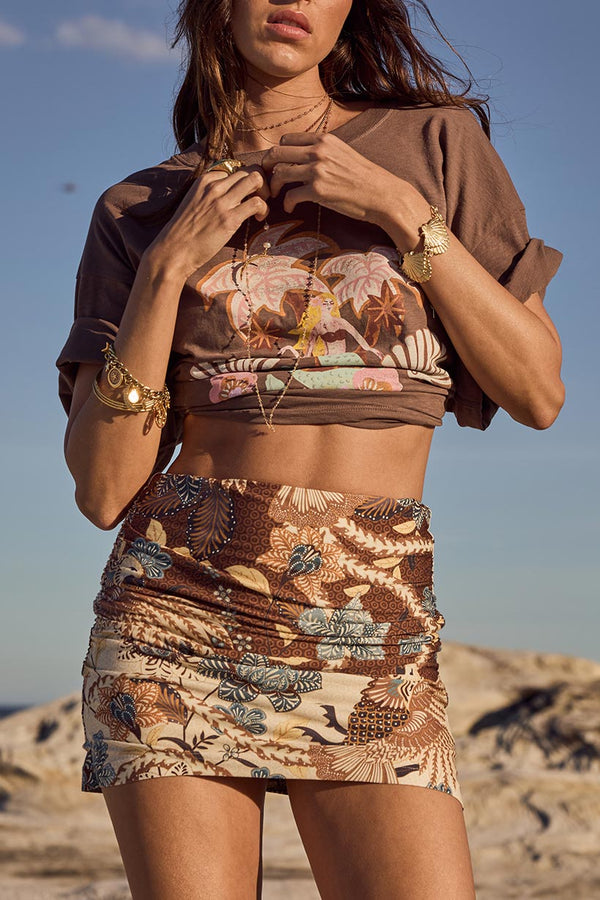 Spell Volcano Goddess Mini Skirt