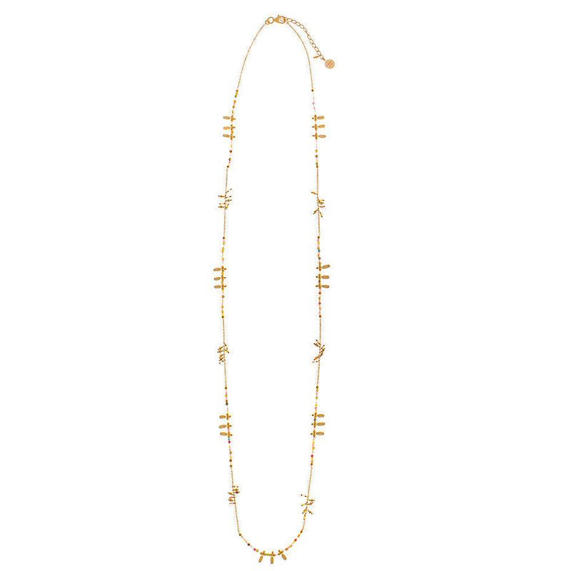 RT Long Gold Charm Necklace + more colors