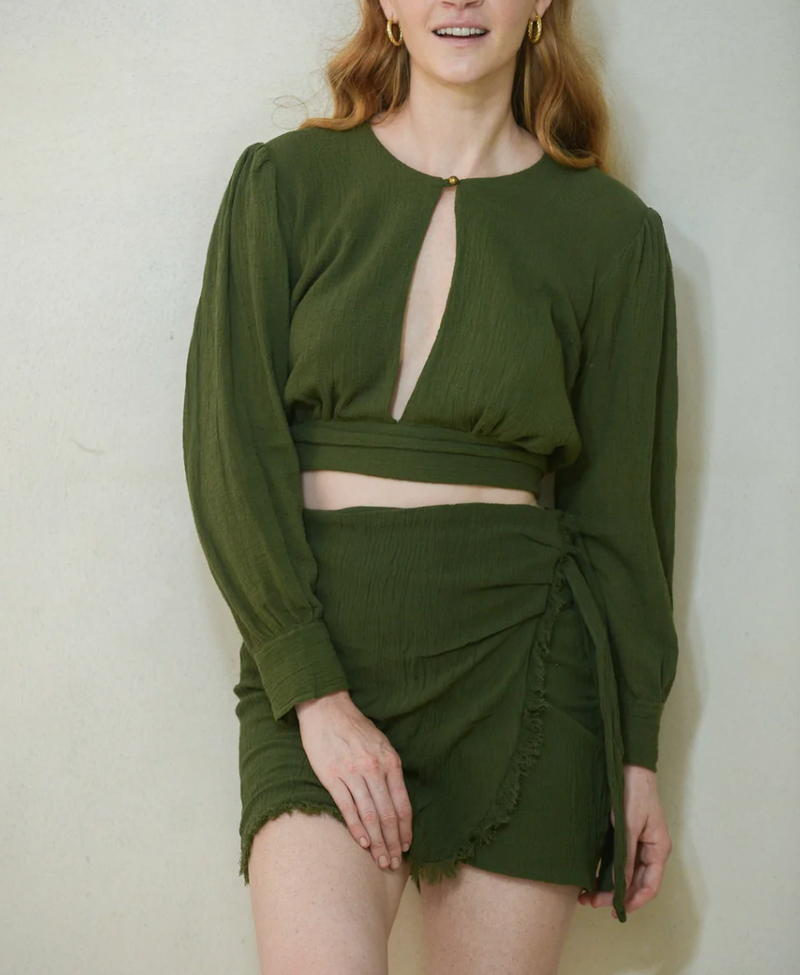 *Sale* LB Blusa Elise Green