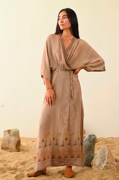 TWR Ayanna Dress Long SILK