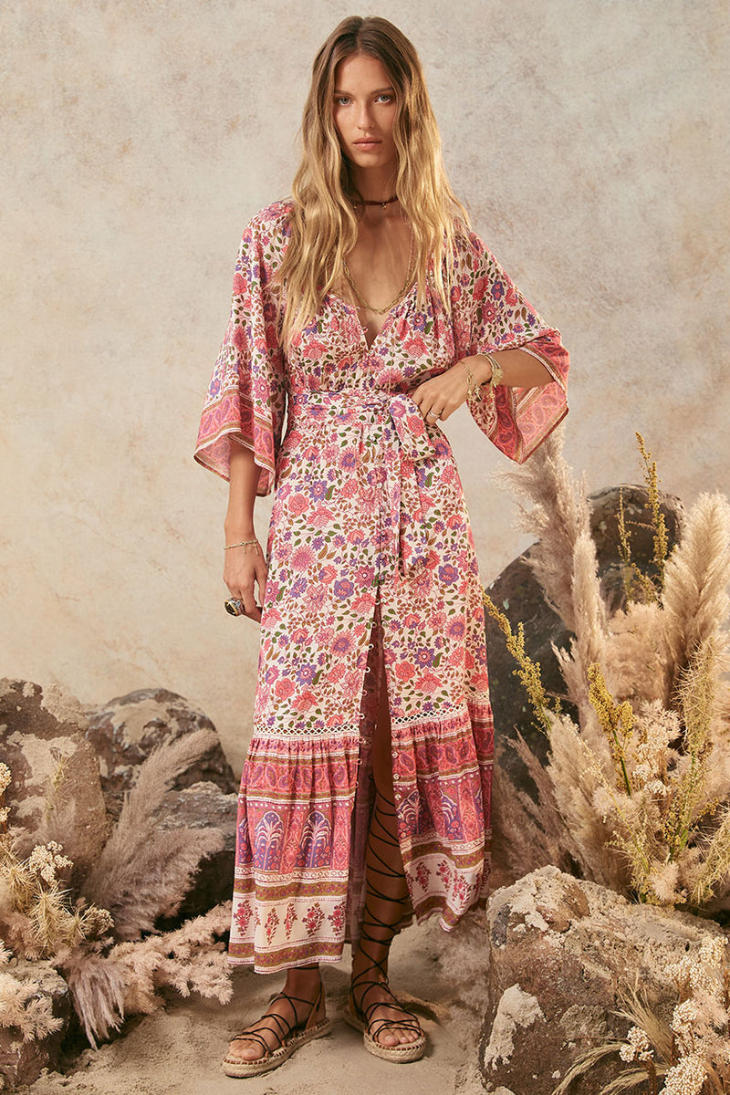 Spell Elysian Gown - Petunia