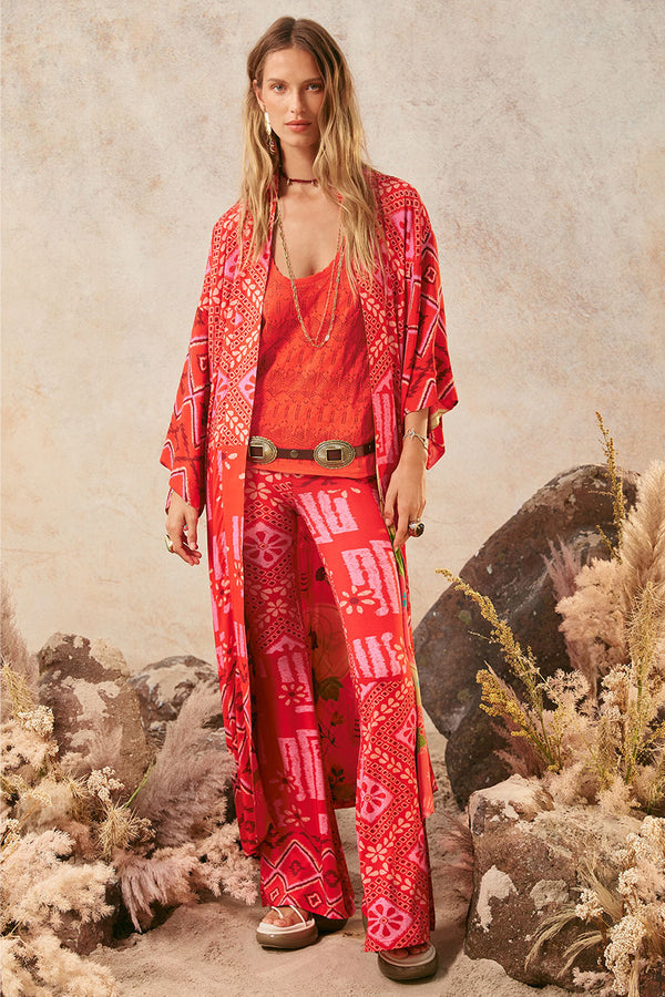 Spell Reversible Robe - Cayenne