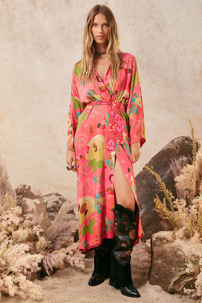 Spell Reversible Robe - Cayenne