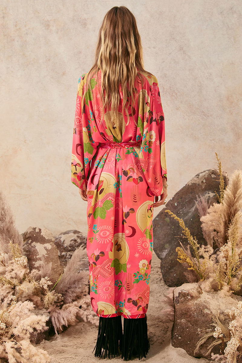 Spell Reversible Robe - Cayenne