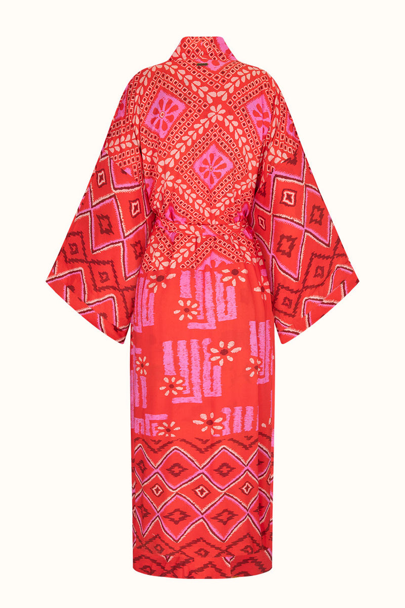 Spell Reversible Robe - Cayenne