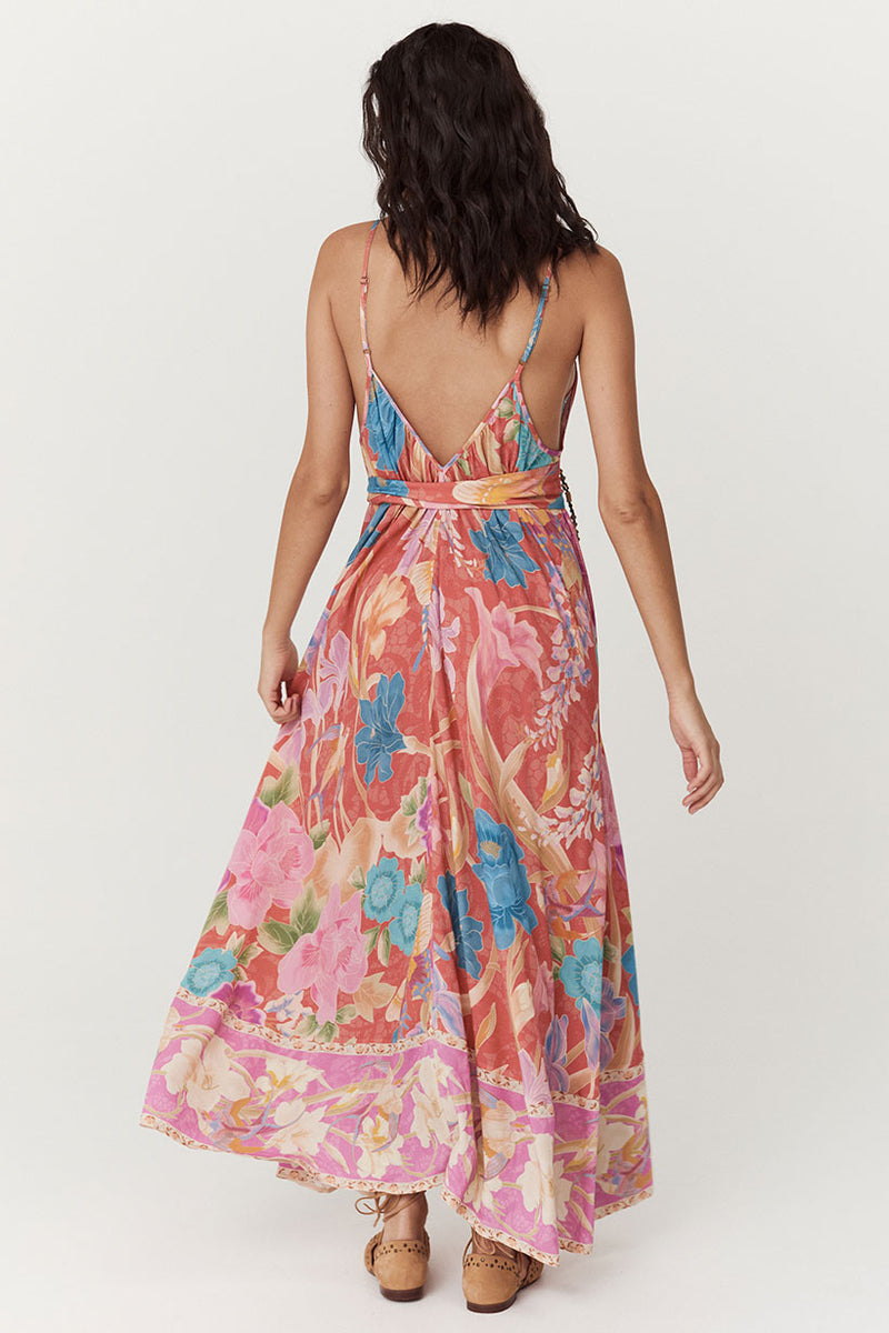 *Sale* Spell Painter's Garden Strappy Maxi Dress