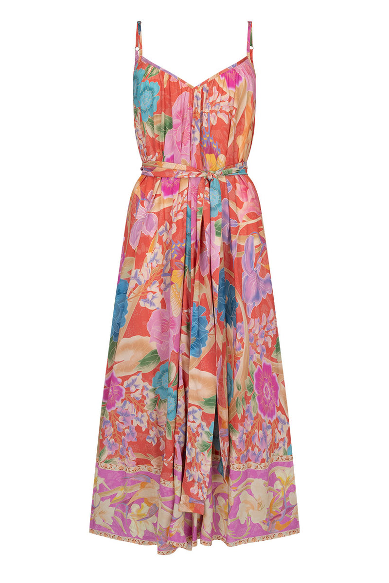 *Sale* Spell Painter's Garden Strappy Maxi Dress